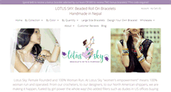 Desktop Screenshot of lotusskyjewelry.com